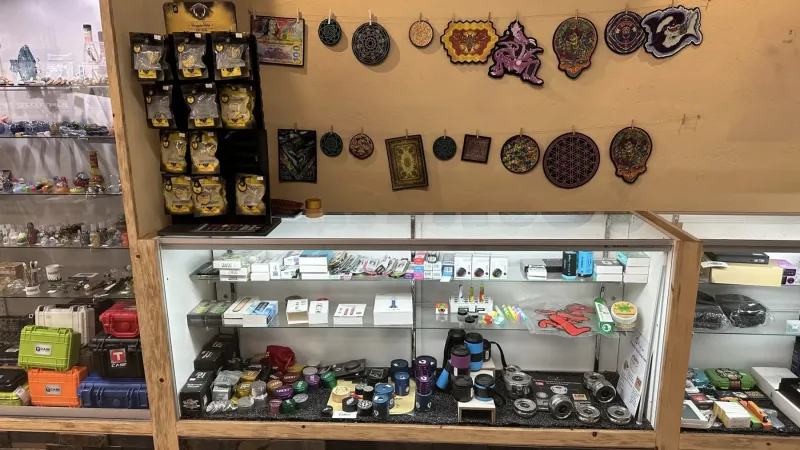 case of Tucson smoke shop accessories