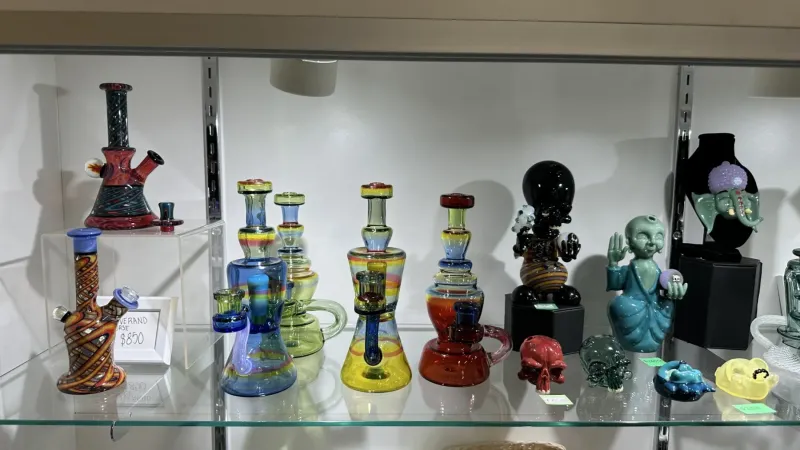 Sunset Glass Gallery dab rigs