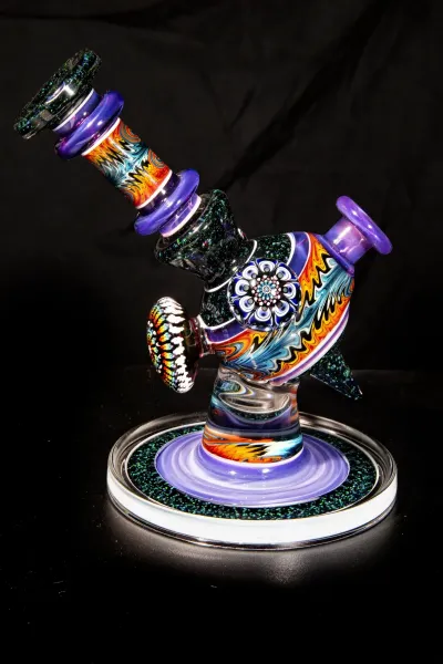 Glass Telescope Bong